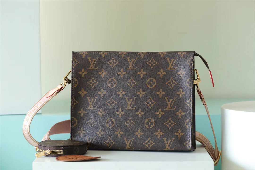 LV Pochette Double Monogram Canvas For Women, Women’s Bags, Shoulder And Crossbody Bags 10.2in/26cm LV