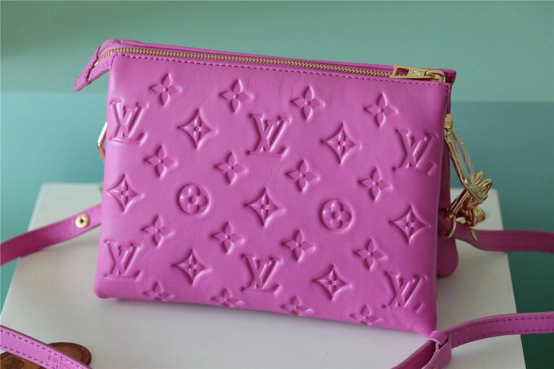 LV Coussin BB Monogram Orchidee Purple For Women, Women’s Bags, Shoulder And Crossbody Bags 8.3in/21cm LV M59396