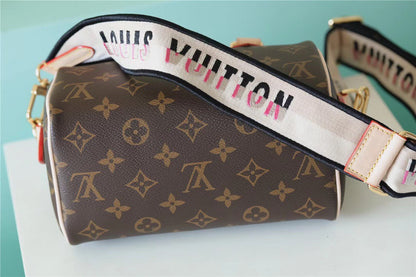 LV Speedy Bandouliere 20 Monogram Canvas Black For Women,  Shoulder And Crossbody Bags 20cm/7.9in LV M46234