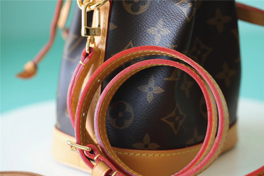 LV Nano Noe Monogram Canvas For Women,  Shoulder And Crossbody Bags 16cm/6.3in LV M81266