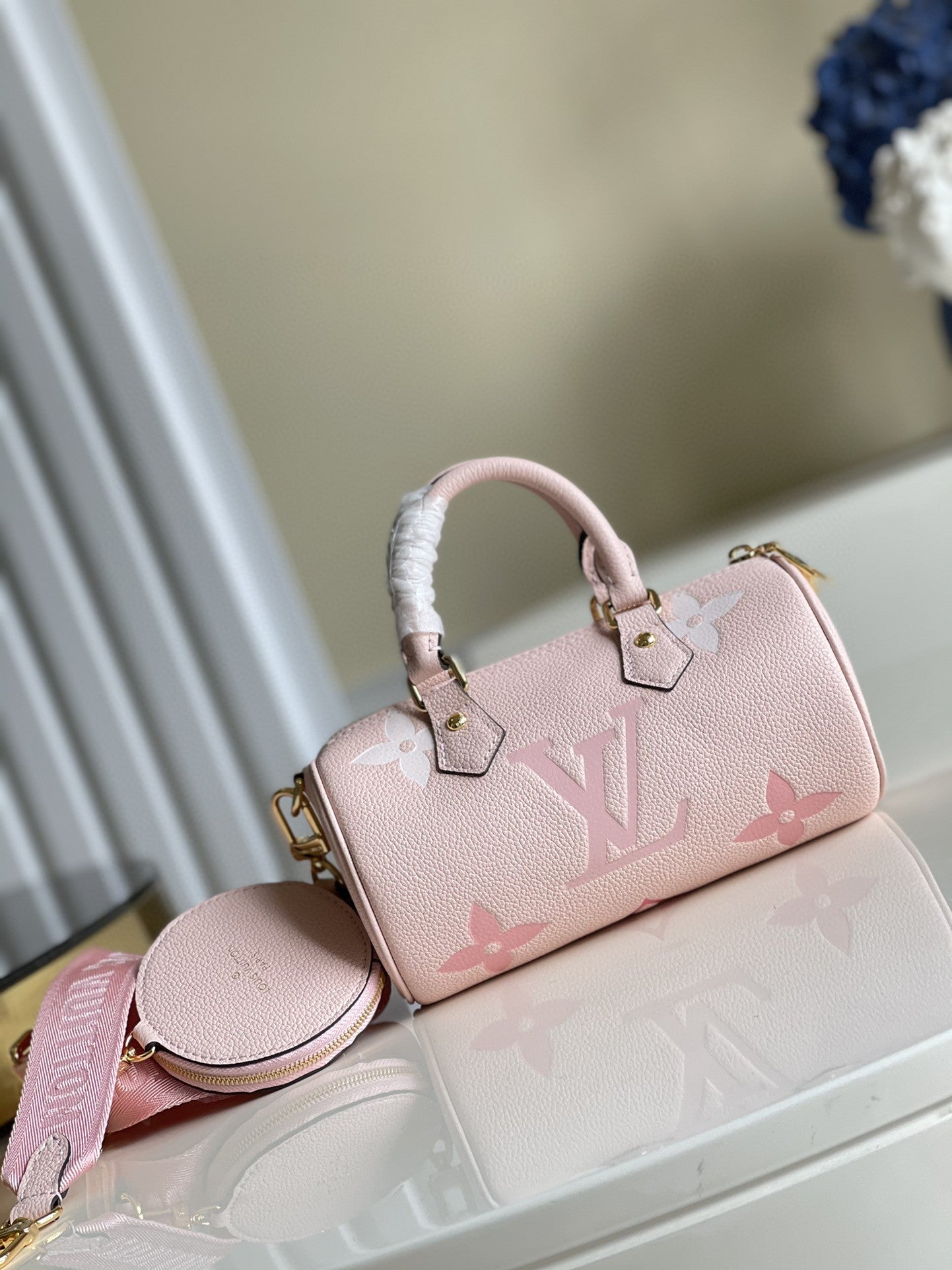 LV Monogram Empreinte Bag 20cm Pink