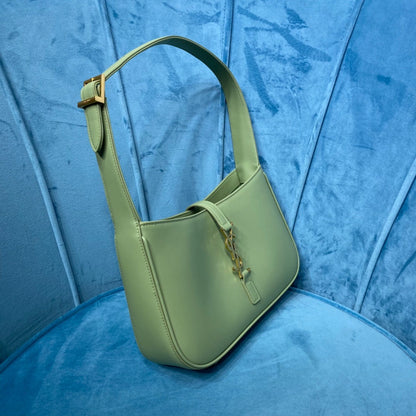 YSSL Le 5 À 7 Hobo Bag In Smooth Light Green For Women 9in/23cm YSL 6572282R20W3316