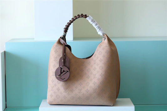 LV Carmel Hobo Bag Mahina Galet For Women, Women’s Handbags, Shoulder Bags And Crossbody Bags 13.8in/35in LV