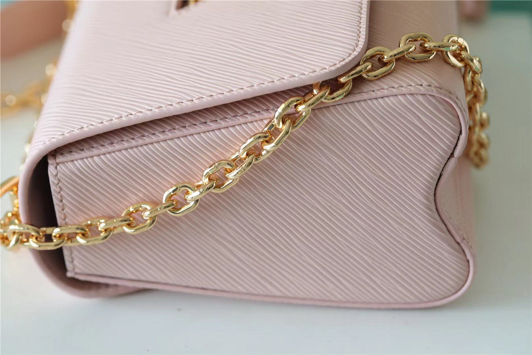 LV Twist MM Epi Light Pink For Women,  Shoulder And Crossbody Bags 9.1in/23cm LV