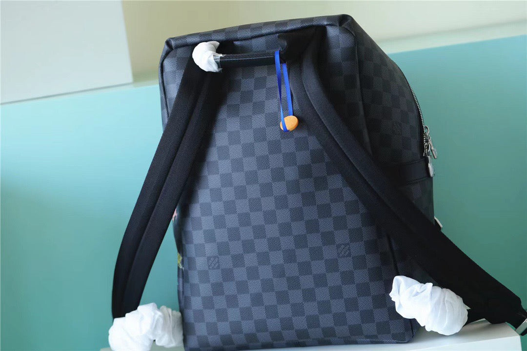 LV Discovery Backpack Damier Graphite Canvas For Men, Bags 40cm LV N45275