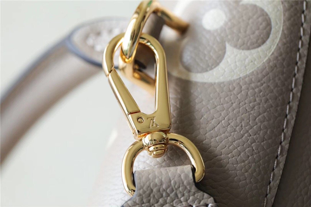 LV Madeleine BB Monogram Empreinte Dove Gray/ Creme Beige For Women,  Shoulder and Crossbody Bags 9.4in/24cm LV