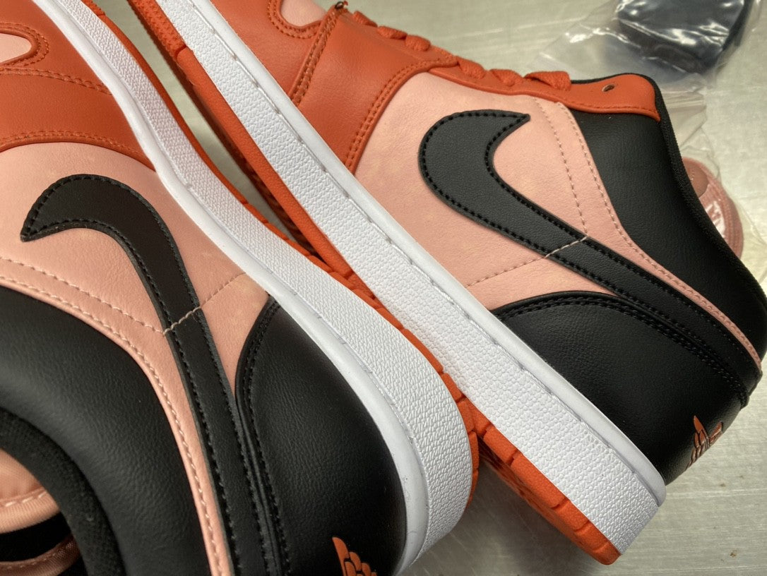 Nike air Jordan 1 Low Orange Black For Men DM3379-600