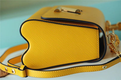 LV Twist MM Epi Sunflower Yellow For Women, Women’s Bags, Shoulder And Crossbody Bags 9.1in/23cm LV M59888