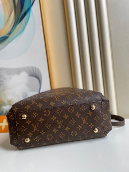 LV Montaigne MM Monogram Canvas For Women,  Shoulder And Crossbody Bags 13in/33cm LV M41056