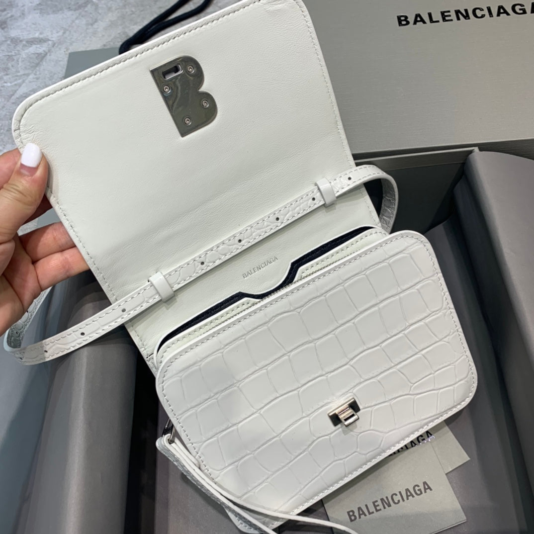 Balen Bolso Bandolera B In White, For Women,  Bags 7in/18cm