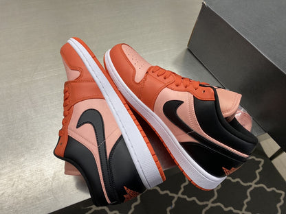 Nike air Jordan 1 Low Orange Black For Men DM3379-600