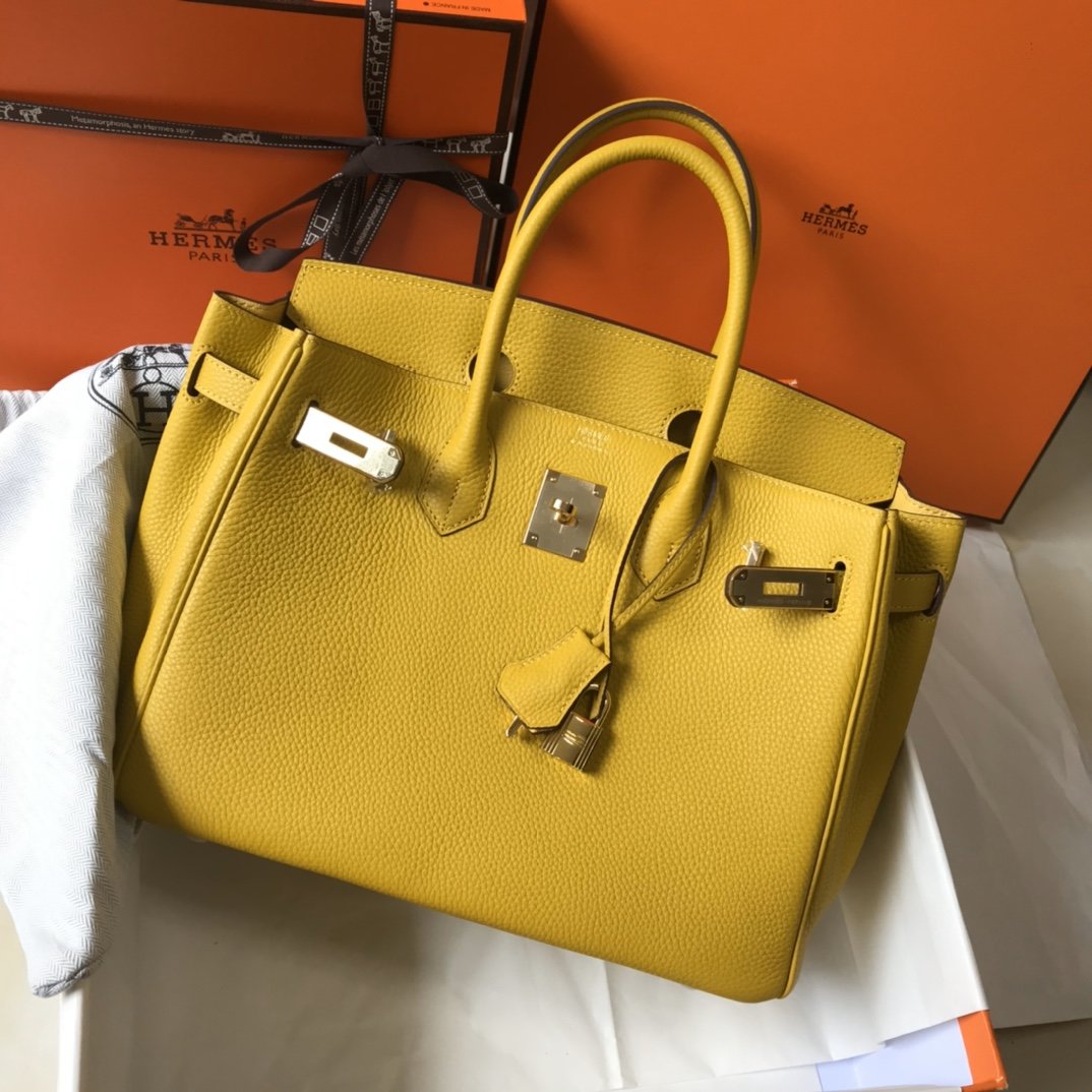 HM Birkin Lime Epsom With Gold Toned Hardware Bag For Women, Handbags, Shoulder Bags 30cm/12in