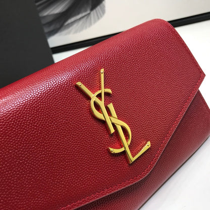 YSSL Uptown Chain Wallet Red For Women 7.4in/19cm YSL 