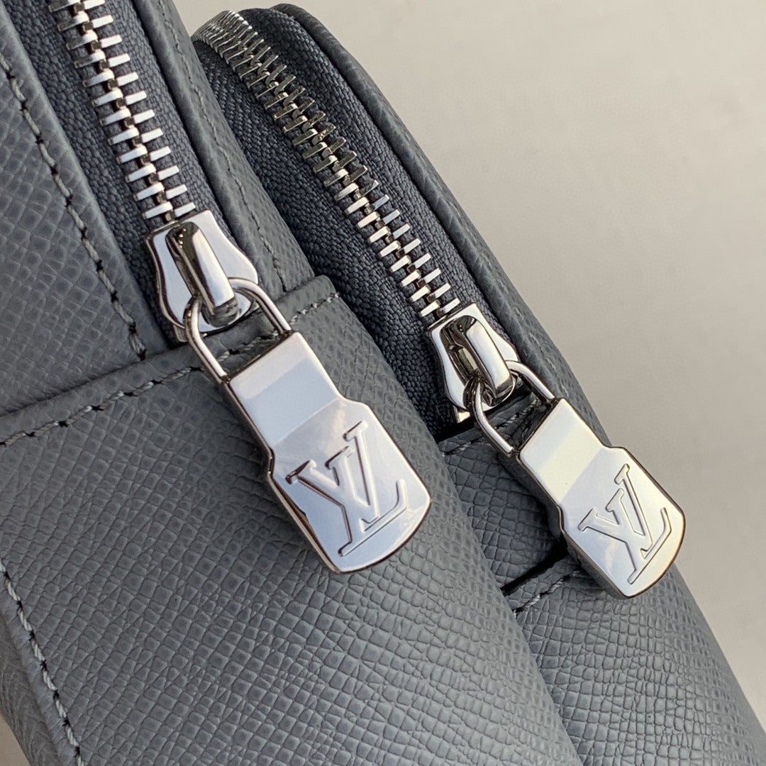 LV Avenue Sling Bag Taiga Grey For Men, Bags, Crossbody Bags 12.2in/31cm LV M30801