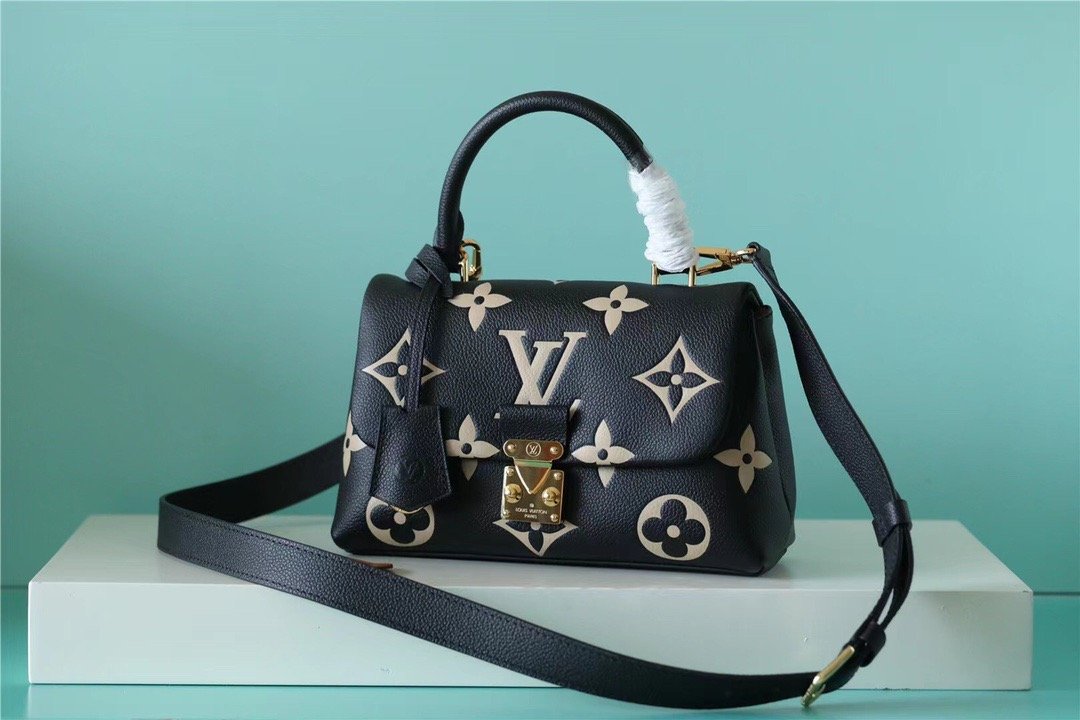 LV Madeleine BB Monogram Empreinte Black For Women,  Shoulder and Crossbody Bags 9.4in/24cm LV M45978