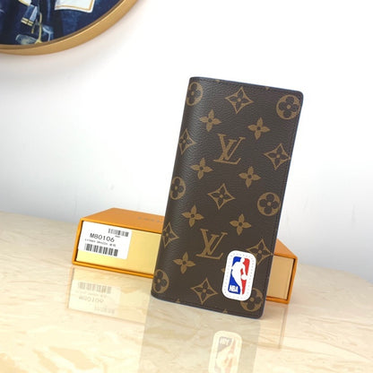 LV Damier Graphite Wallet 19cm Brown