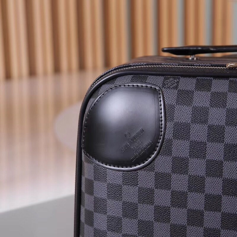 LV Exqusite Travelling LuGucciage Damier Graphite Canvas Unisex, Travel LuGucciages 24in/61cm LV