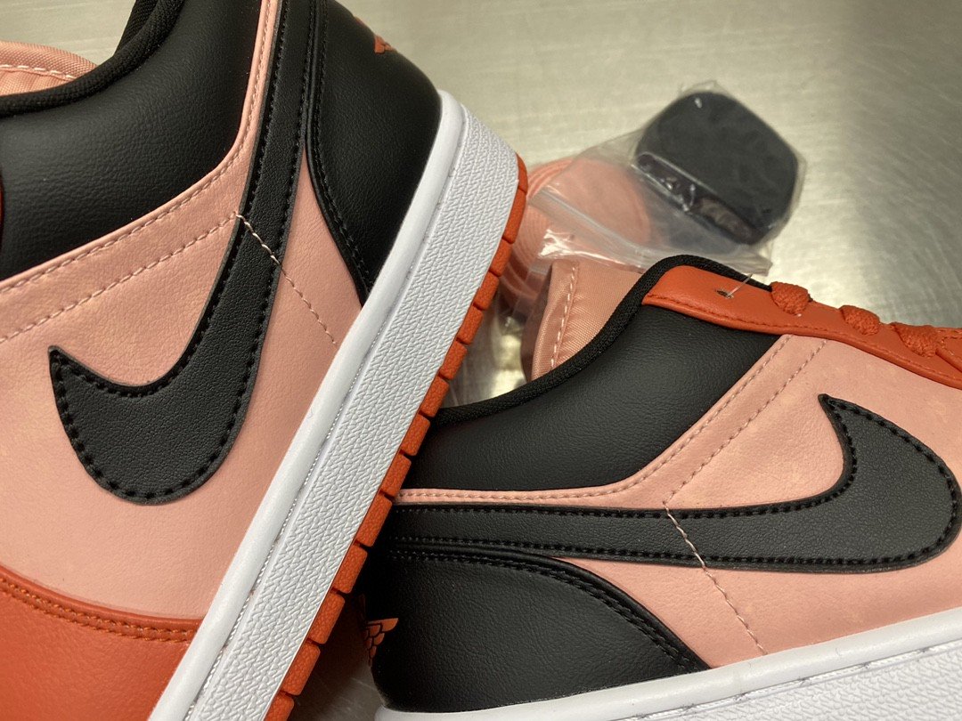 Nike air Jordan 1 Low Orange Black For Men DM3379-600