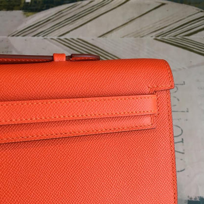 HM Kelly Wallet To Go Woc Epsom Orange For Women, Wallet 12.2in/31cm