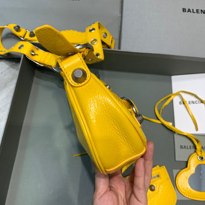 Balen Le Cagole XS Shoulder Bag In Yellow, For Women,  Bags 10.2in/26cm