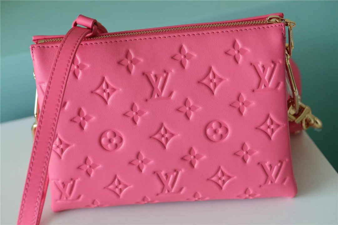 LV Coussin BB Monogram Light Pink For Women, Women’s Bags, Shoulder And Crossbody Bags 8.3in/21cm LV