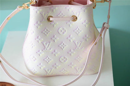 LV NeoNoe BB Monogram Empreinte Pink For Women,  Shoulder And Crossbody Bags 7.9in/20cm LV M46174