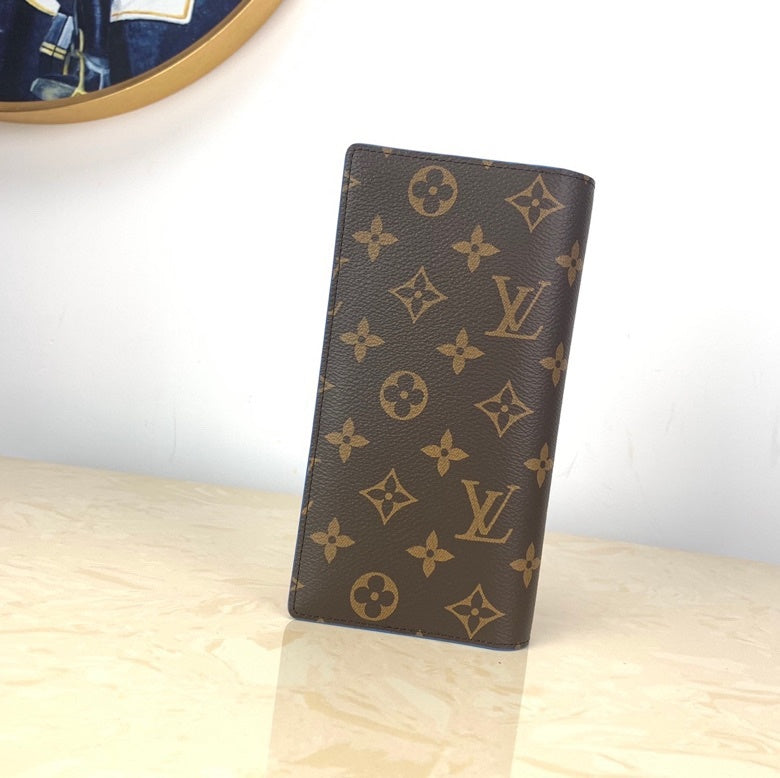 LV Damier Graphite Wallet 19cm Brown