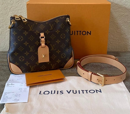 LV Odéon PM Monogram Canvas Natural For Fall-Winter,  Shoulder And CrossBody Bags 11in/28cm LV M45354