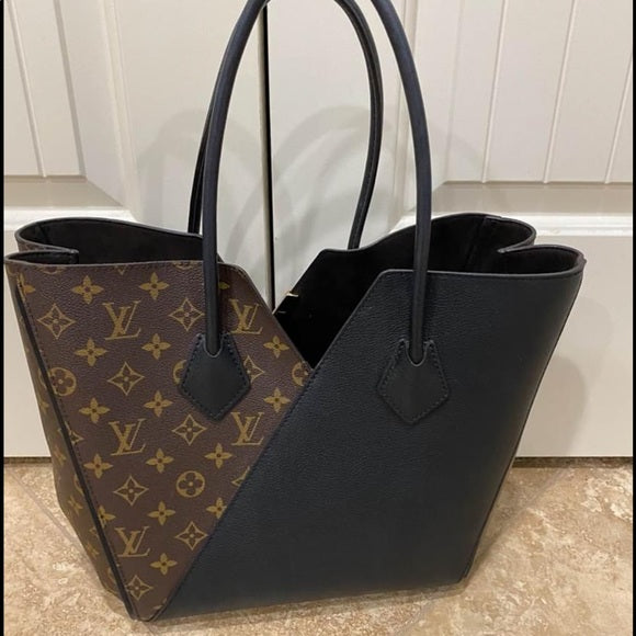 LV Kimono Tote Bag 25cm Monogram Canvas Spring/Summer Collection M41856, Noir